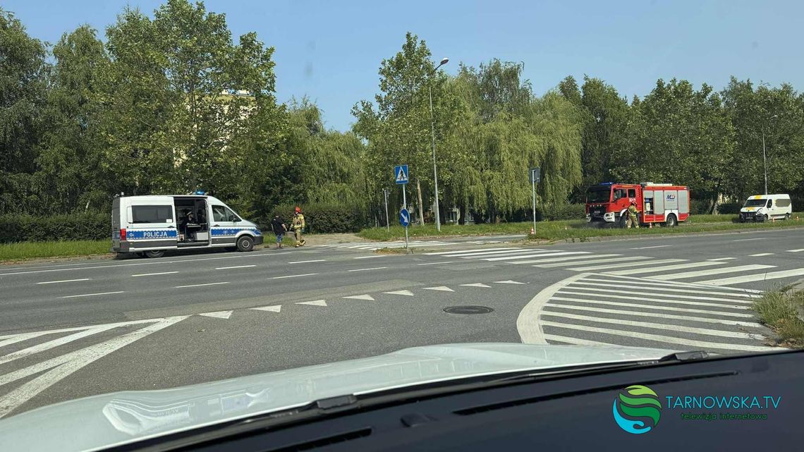 Trzy samochody zderzyły się na Starodąbrowskiej w Tarnowie
