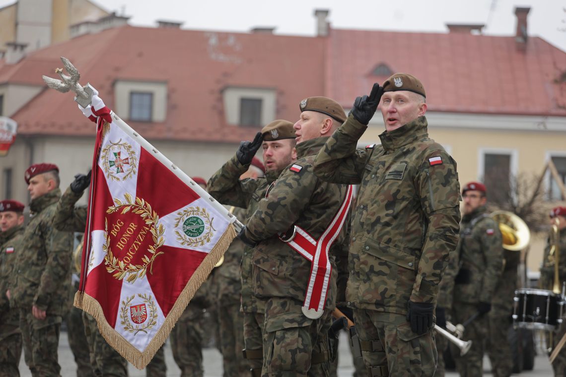 Uroczysta przysięga wojskowa w Tarnowie