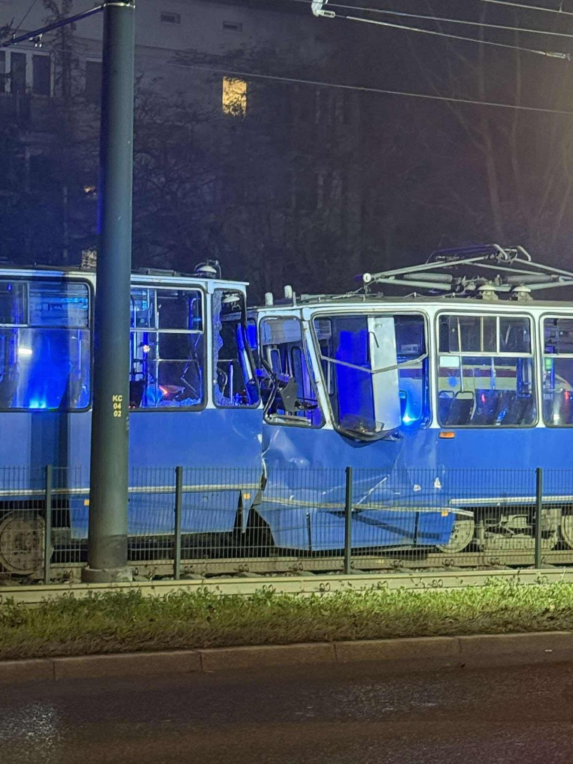 W Krakowie doszło do zderzenia dwóch tramwajów przy ulicy Bieńczyckiej