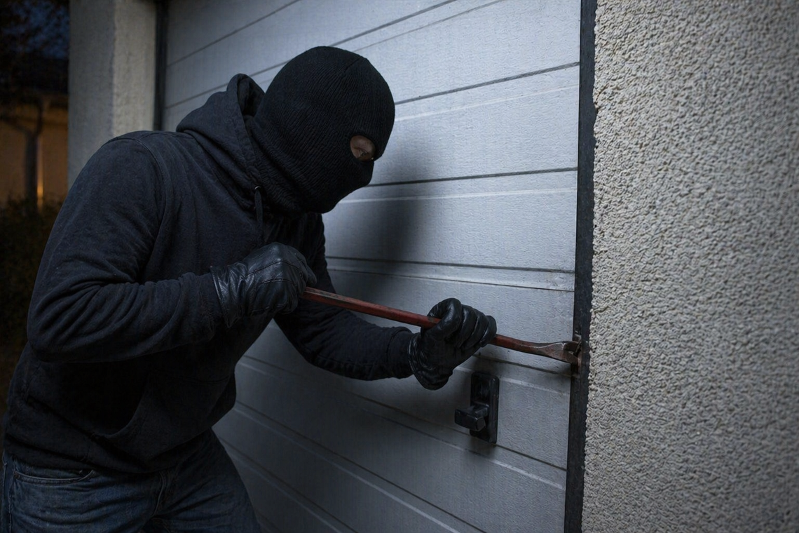 Włamanie do garażu i kradzież narzędzi. 22-latek zatrzymany przez policjantów Komisariatu Policji Tarnów-Centrum