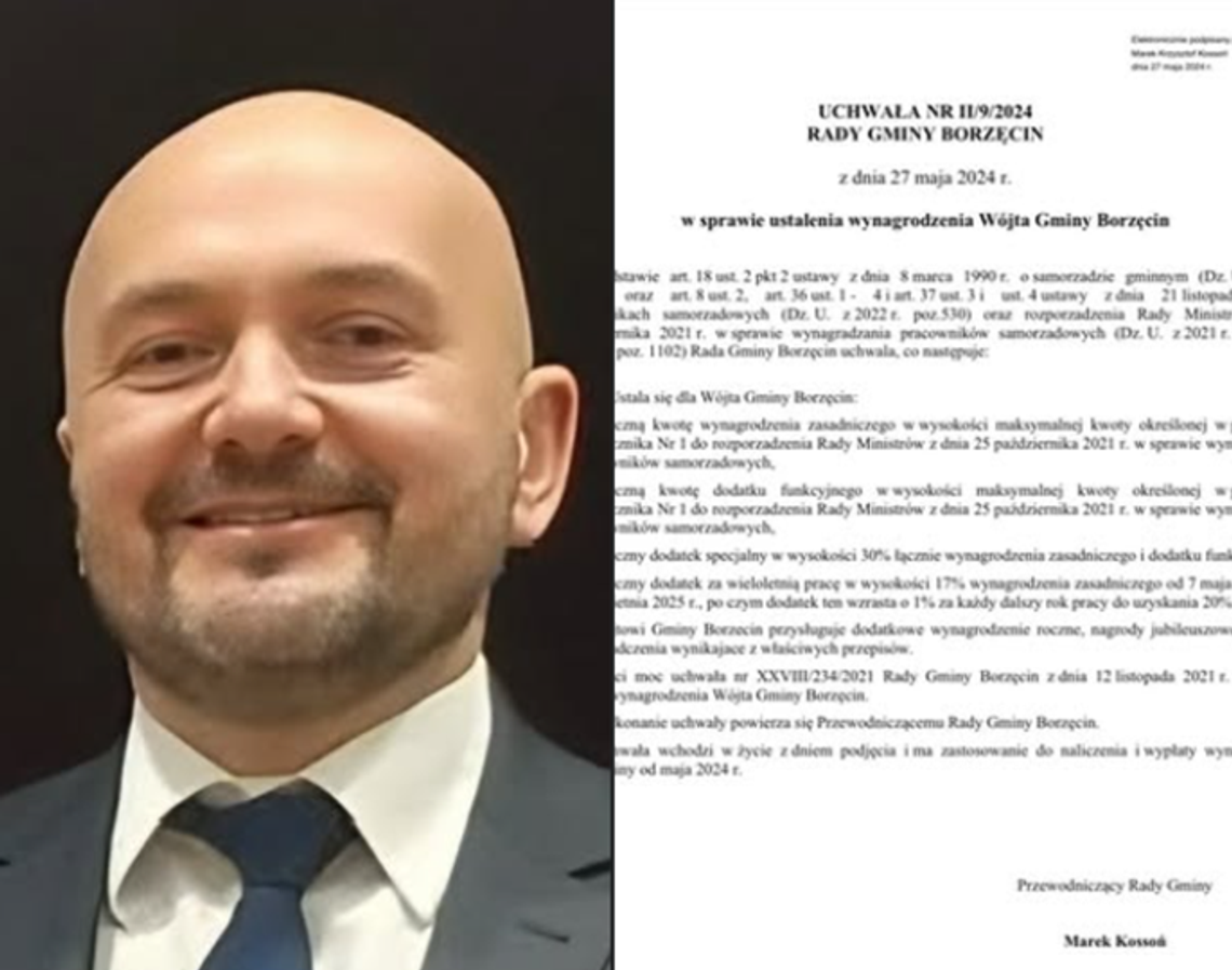 Wójt „na maksie”, czyli o wynagrodzeniu władzy w Gminie Borzęcin