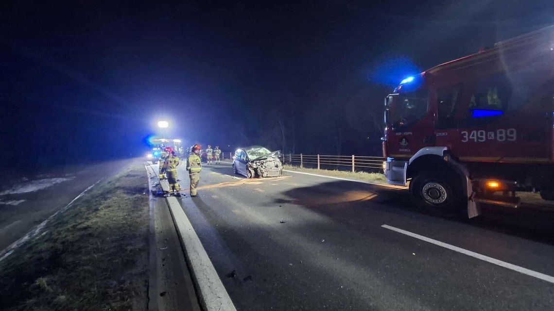 Wypadek pod Nowym Sączem. Są osoby poszkodowane