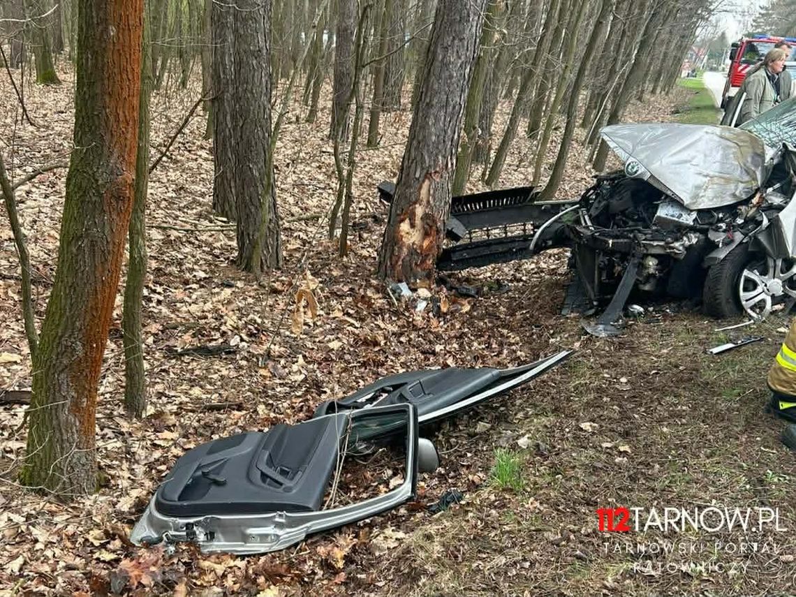 Wypadek w Sieradzy. Jedna osoba trafiła do szpitala Wypadek w Sieradzy. Jedna osoba trafiła do szpitala