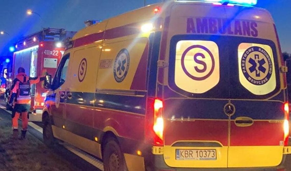 Wypadek w zakładzie pracy w Tarnowie. Mężczyzna był reanimowany!