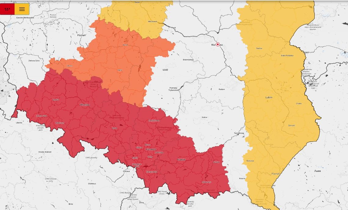 Zapowiadają intensywne opady deszczu!