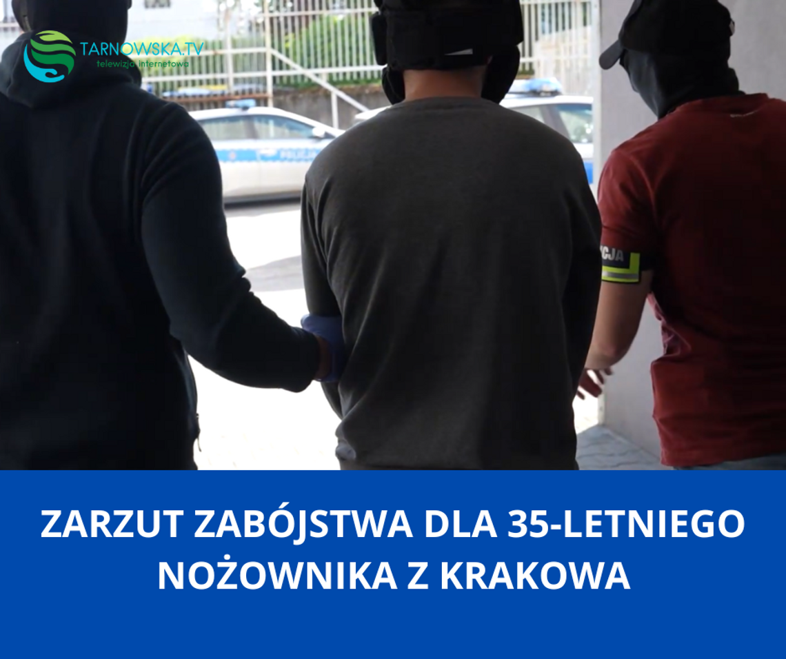 Zarzut zabójstwa dla 35-letniego nożownika z Krakowa. Śmiertelnie ranił lekarza w uniwersyteckiej przychodni