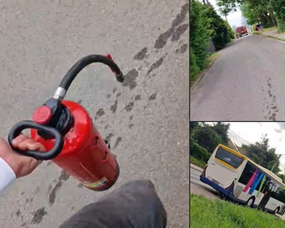 Zatrzymał autobus, chwycił gaśnicę i pobiegł do pożaru. Bohaterska postawa strażaka OSP w Tarnowie Zatrzymał autobus, chwycił gaśnicę i pobiegł do pożaru. Bohaterska postawa strażaka OSP w Tarnowie