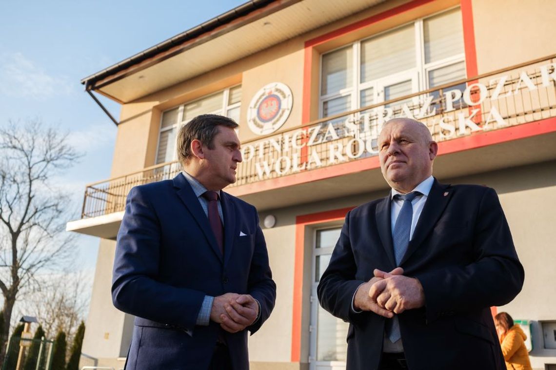 Zmodernizowana remiza i nowoczesny sprzęt dla druhów z OSP Wola Rogowska Zmodernizowana remiza i nowoczesny sprzęt dla druhów z OSP Wola Rogowska