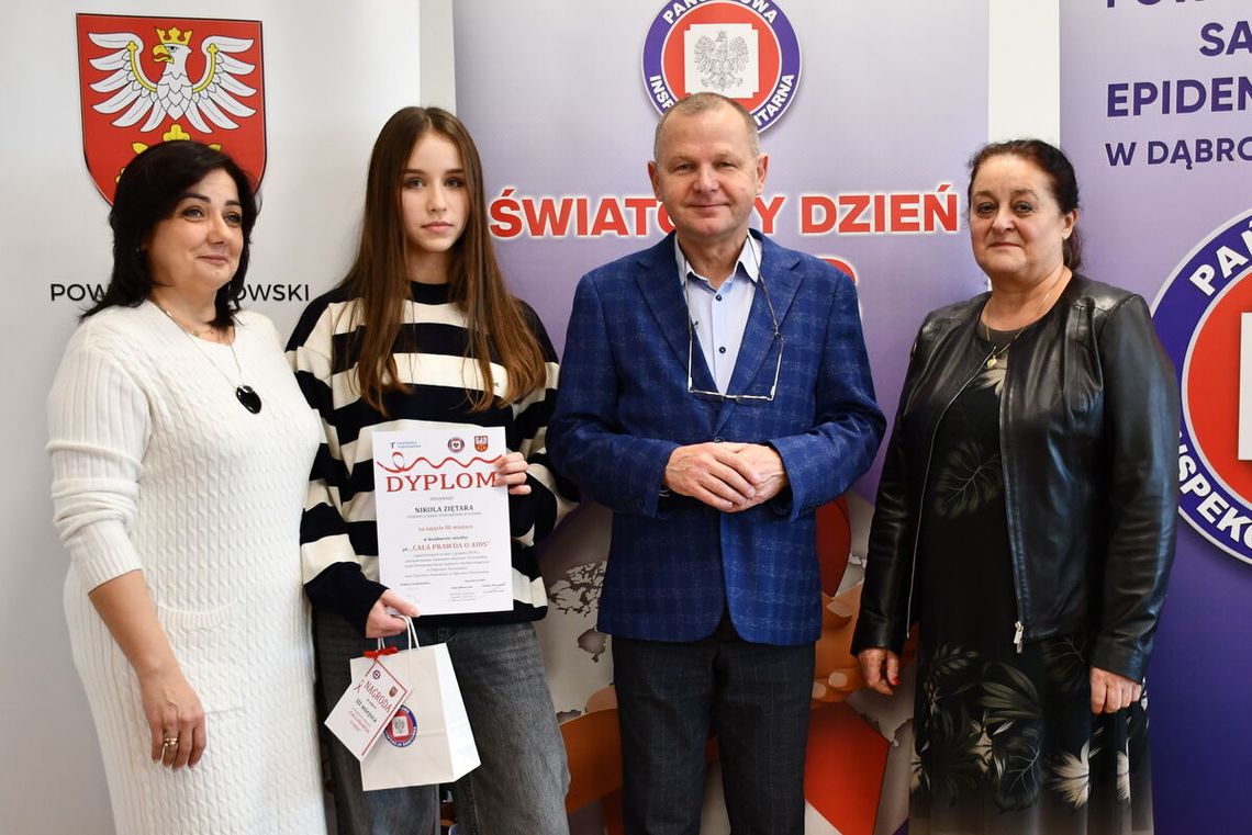 Znamy laureatów konkursu wiedzy ph. „Cała prawda o AIDS”