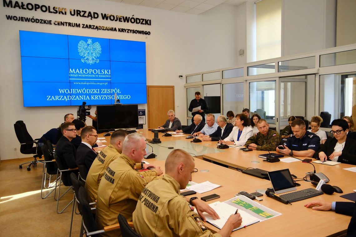 Zwołano posiedzenie Wojewódzkiego Zespołu Zarządzania Kryzysowego