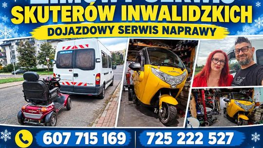 DOJAZDOWY SERWIS SKUTERÓW INWALIDZKICH Tarnów - ZADBAJ O SPRZĘT ZIMĄ