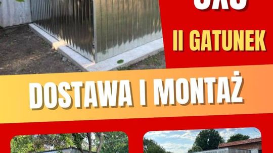 Garaż blaszany 3x5 II gatunek jednospadowy dostawa + montaż Garaż blaszany 3x5 II gatunek jednospadowy dostawa + montaż