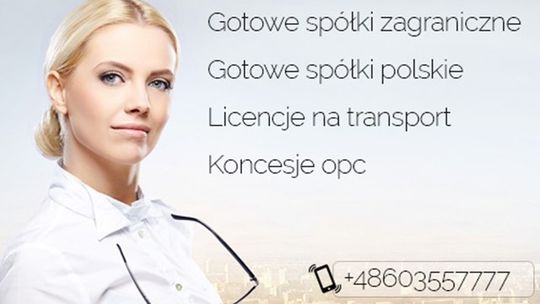 LICENCJA NA TRANSPORT MIĘDZYNARODOWY, KRAJOWY SPEDYCJA Gotowe Fundacje, wirtualne biura, Spółki zagraniczne, Księgowość 603557777