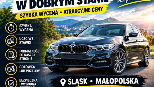Skup aut Tarnów i reszta MAŁOPOLSKI, EKSPRESOWA PŁATNOŚĆ-GOTÓWKA, DOJAZD do KLIENTA