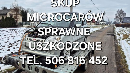 SKUP MICROCARÓW -SPRAWNE I USZKODZONE- MICROCAR TEL: 506816452