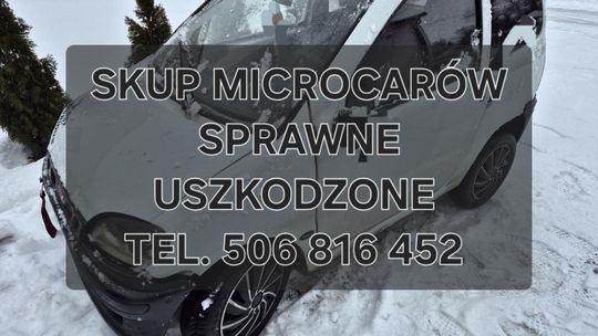 SKUP MICROCARÓW -SPRAWNE I USZKODZONE- MICROCAR TEL: 506816452