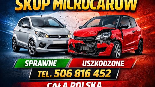 SKUP MICROCARÓW -SPRAWNE I USZKODZONE- MICROCAR TEL: 506816452