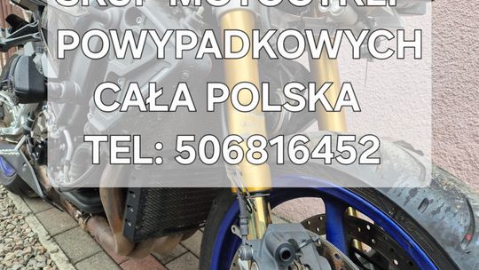 SKUP MOTOCYKLI POWYPADKOWYCH ROZBITYCH PO WYPADKU USZKODZONYCH