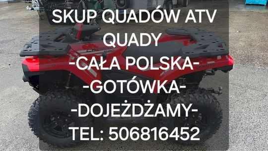 SKUP QUADÓW QUAD QUADY ATV BUGGY SSV