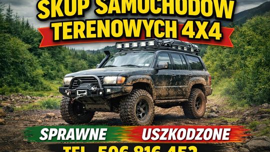 SKUP SAMOCHODÓW TERENOWYCH 4X4 TERENOWE TERENOWY TERENOWYCH