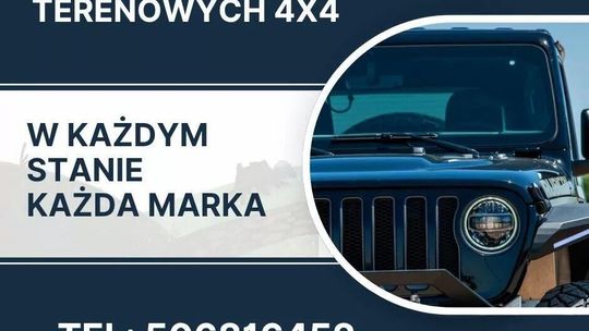 SKUP SAMOCHODÓW TERENOWYCH 4X4 TERENOWE TERENOWY TERENOWYCH