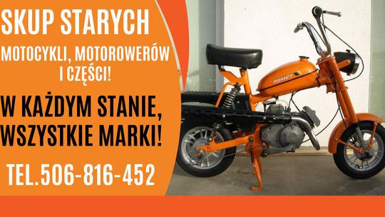 SKUP STARYCH ZABYTKOWYCH MOTOCYKLI MOTOROWERÓW MOTORÓW PRL CAŁA POLSKA