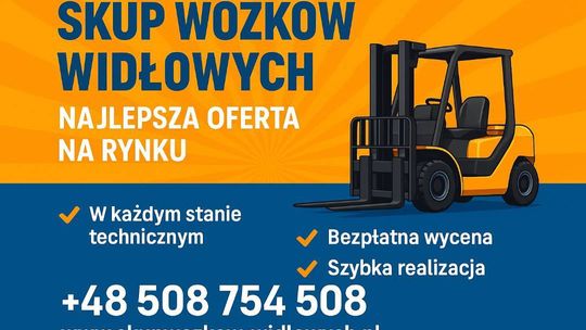 Skup wózków widłowych Tarnów /Cała Małopolska