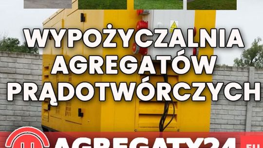 Wynajem, wypożyczalnia agregatów prądotwórczych (również usługi agregatami)