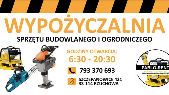 Wypożyczalnia sprzętu budowlanego