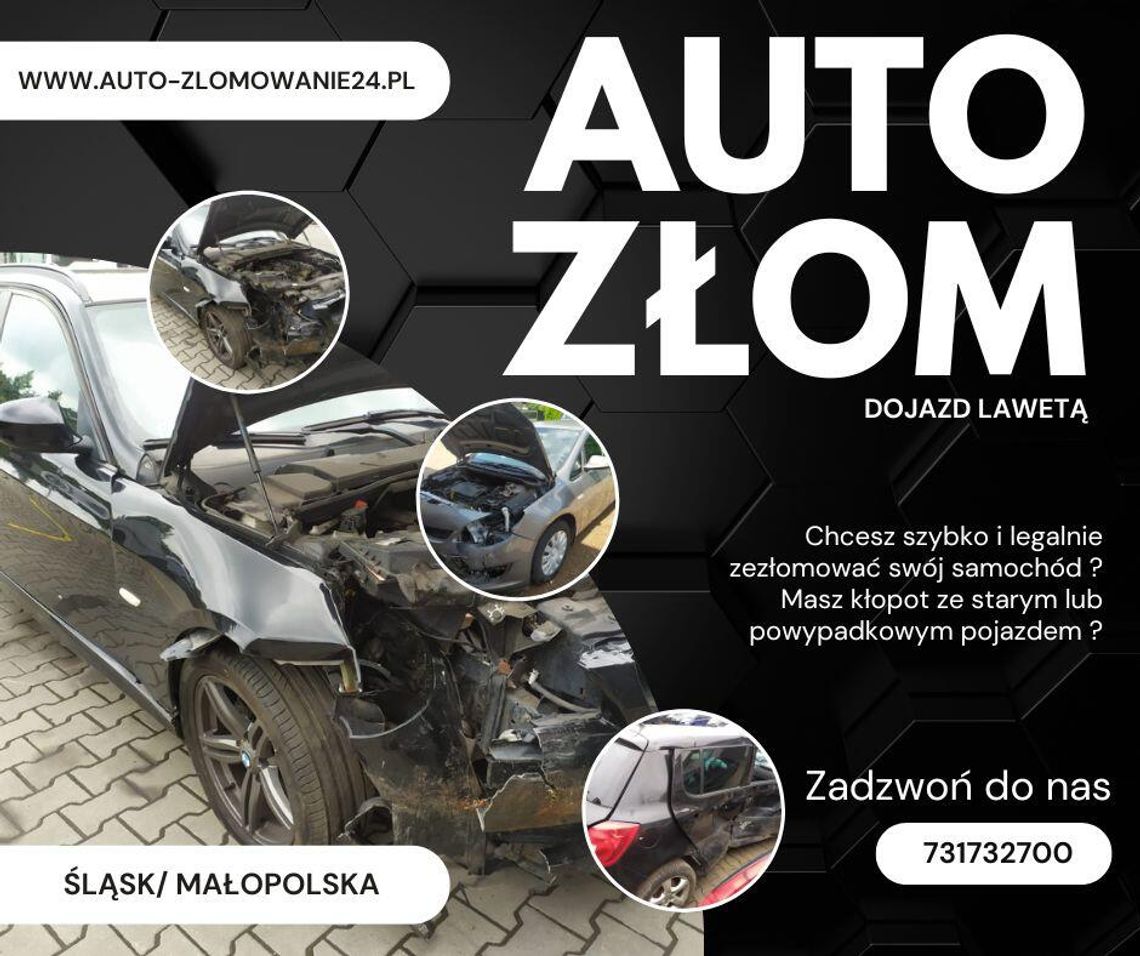 Auto złom Tarnów - legalnie i bez problemów