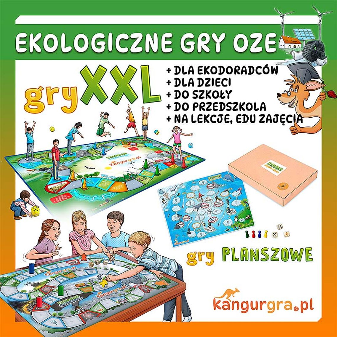 EKO GRY XXL dla dzieci OZE - czyste powietrze, energia, woda - ekologiczne gry EKO GRY XXL dla dzieci OZE - czyste powietrze, energia, woda - ekologiczne gry