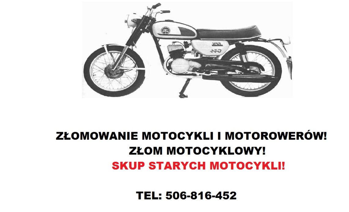 KUPIĘ STARE ZABYTKOWE MOTOCYKLE MOTOROWERY MOTORY PRL W CAŁEJ POLSCE