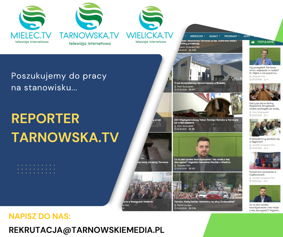 Reporter telewizji Tarnowska.tv Reporter telewizji Tarnowska.tv