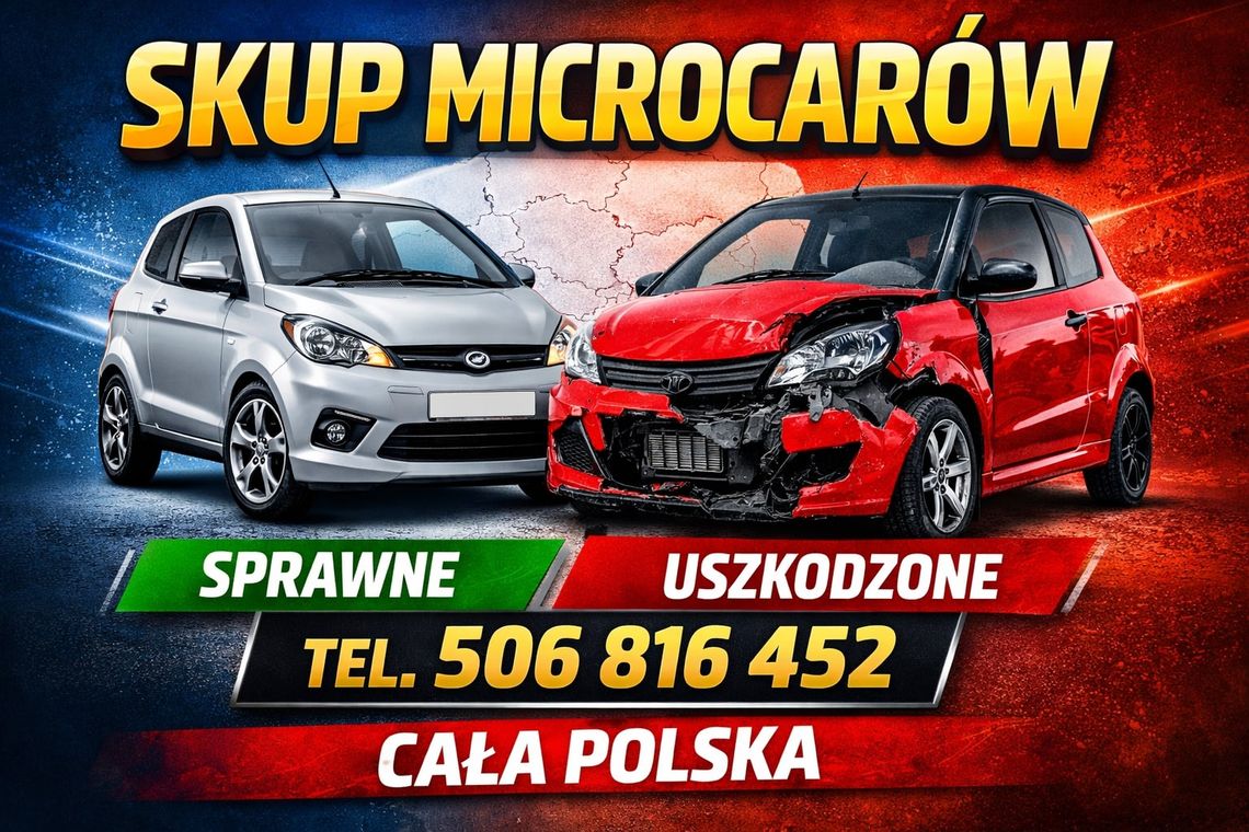 SKUP MICROCARÓW -SPRAWNE I USZKODZONE- MICROCAR TEL: 506816452