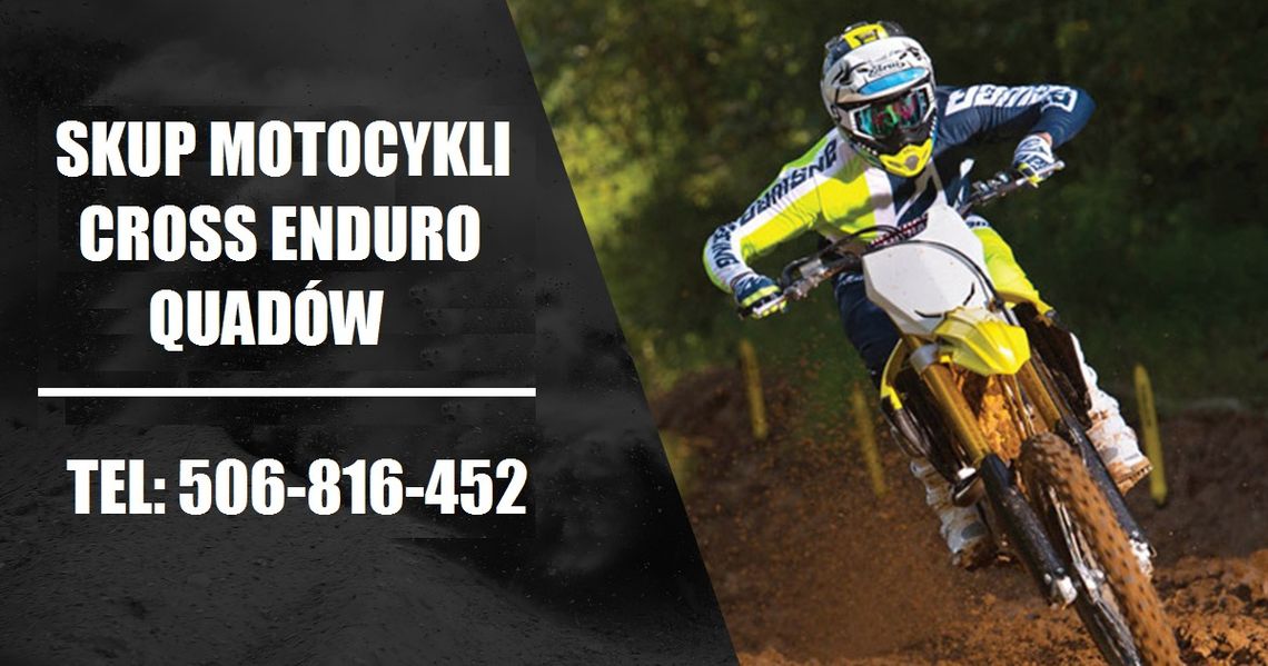 SKUP MOTOCYKLI CROSS CROSSY CROSSÓW ENDURO QUADÓW SPRAWNE I USZKODZONE!