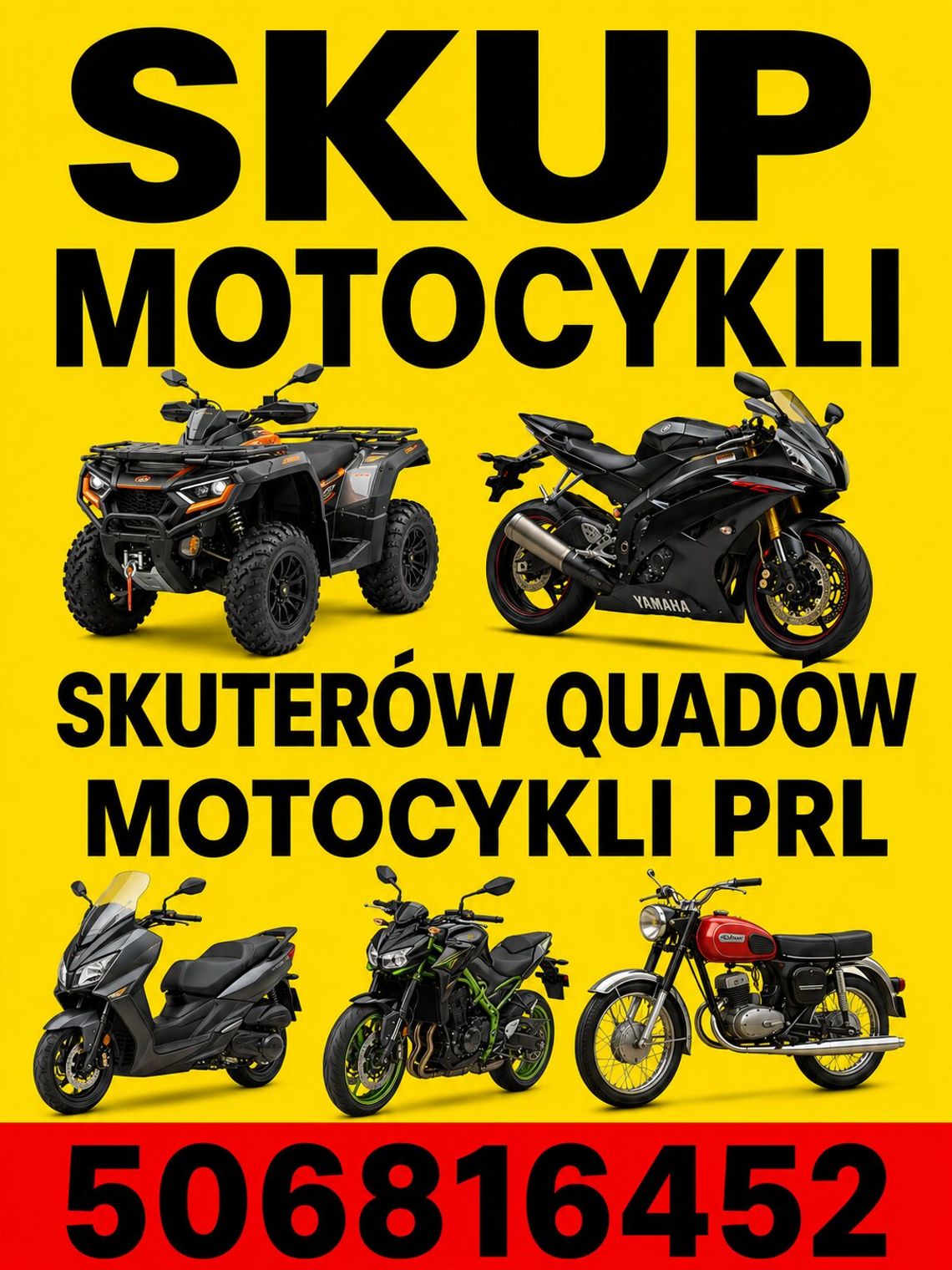 SKUP MOTOCYKLI MOTOROWERÓW SKUTERÓW QUADÓW SKUP MOTOCYKLI MOTOROWERÓW SKUTERÓW QUADÓW