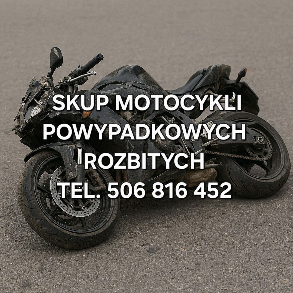 SKUP MOTOCYKLI POWYPADKOWYCH ROZBITYCH PO WYPADKU USZKODZONYCH SKUP MOTOCYKLI POWYPADKOWYCH ROZBITYCH PO WYPADKU USZKODZONYCH