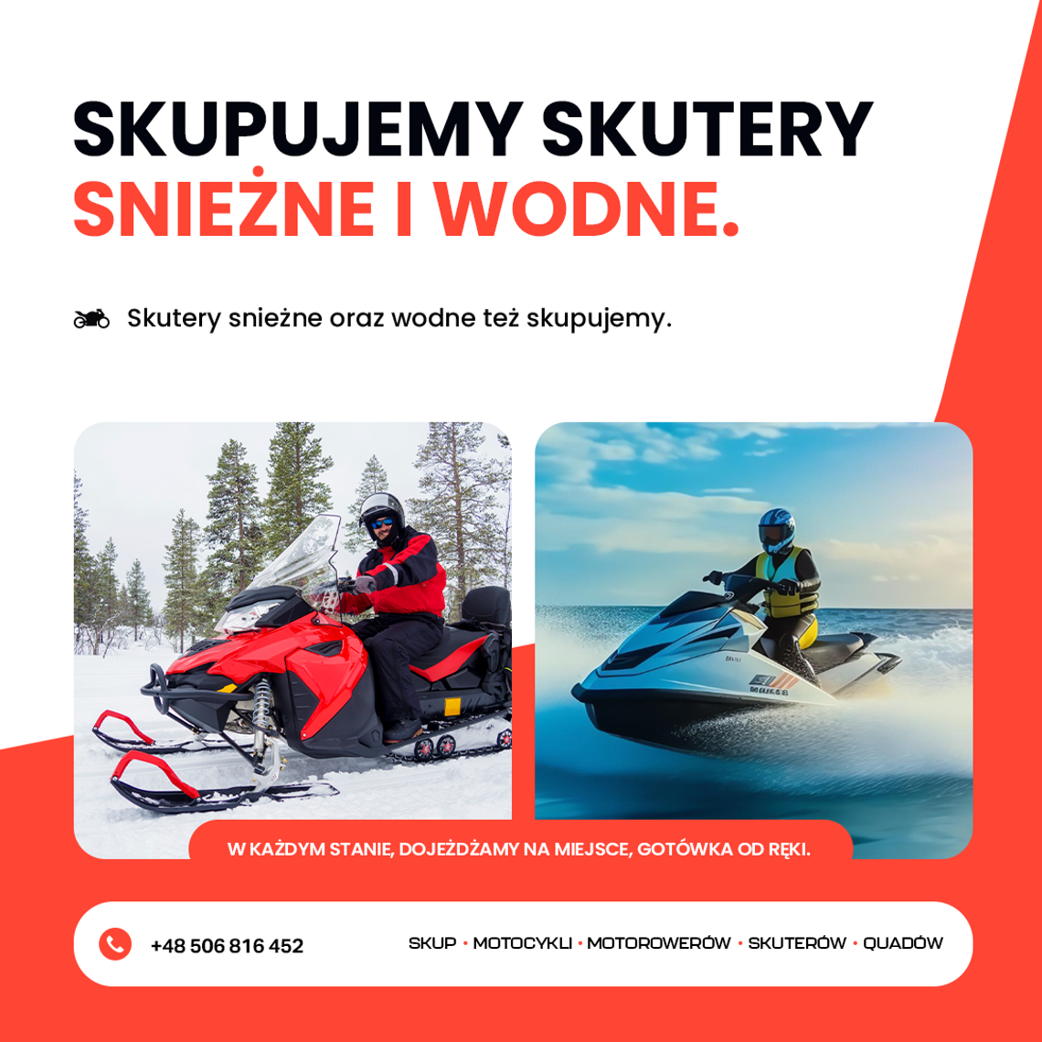 SKUP SKUTERÓW ŚNIEŻNYCH ŚNIEŻNE WODNYCH -SPRAWNYCH -USZKODZONYCH SKUP SKUTERÓW ŚNIEŻNYCH ŚNIEŻNE WODNYCH -SPRAWNYCH -USZKODZONYCH