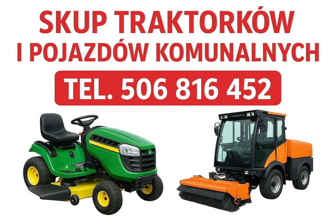 SKUP TRAKTORKÓW DO KOSZENIA TRAWY TRAKTORKI TRAKTOREK