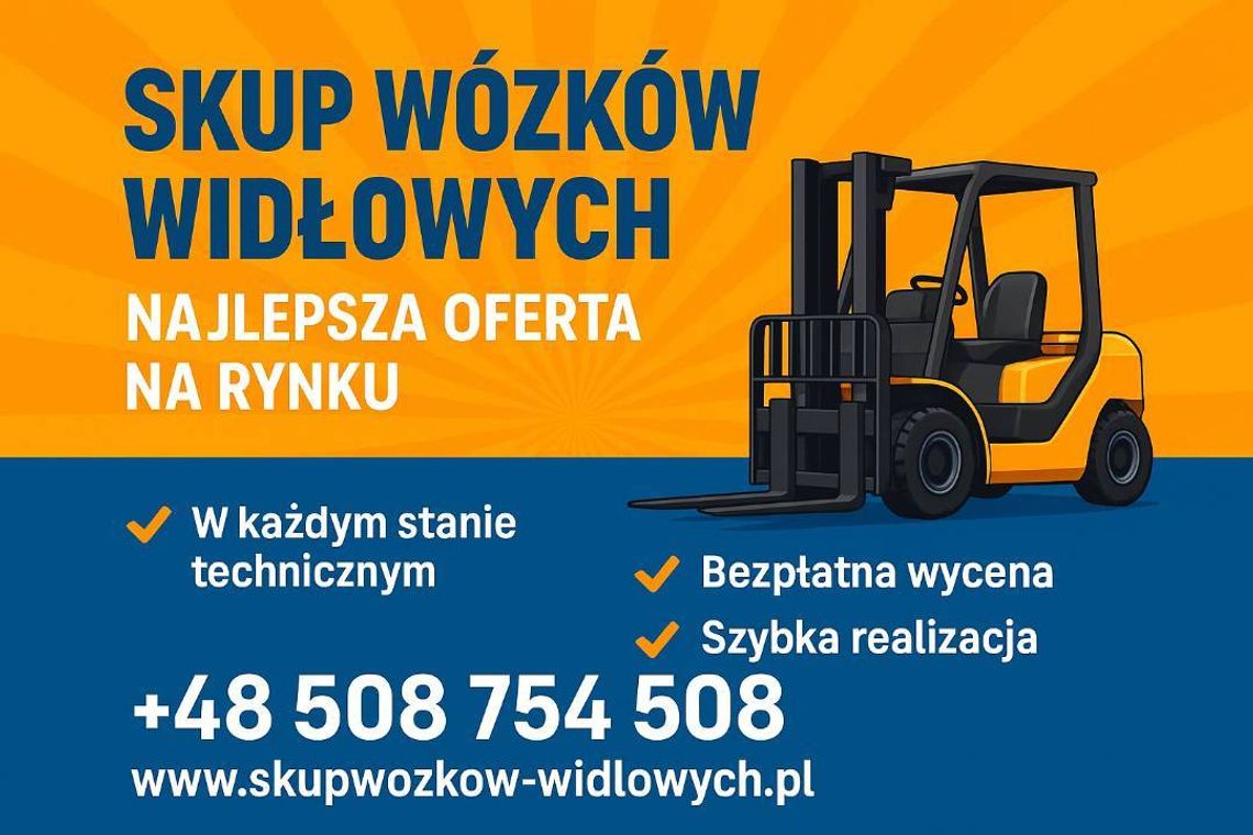 Skup wózków widłowych Tarnów /Cała Małopolska