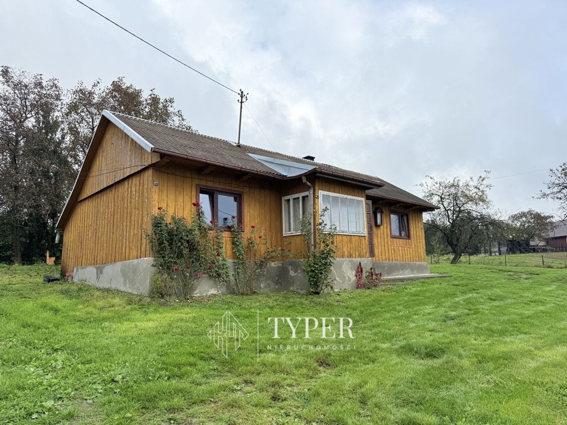 Wola Lubecka - dom 100m2 + widokowa działka