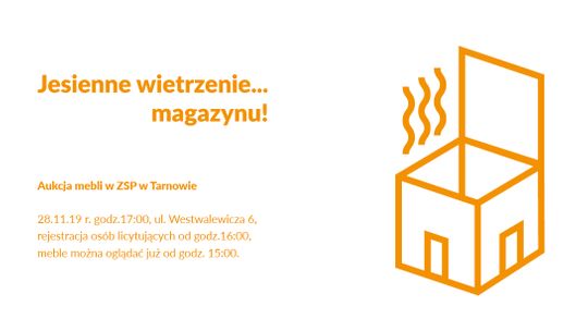 Aukcja mebli w ZST Tarnów