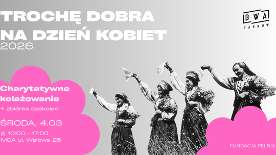 Charytatywne kolażowanie na Dzień Kobiet