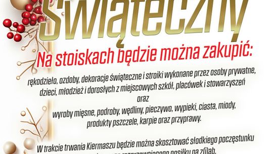 Dąbrowski Bożonarodzeniowy Kiermasz Świąteczny coraz bliżej!