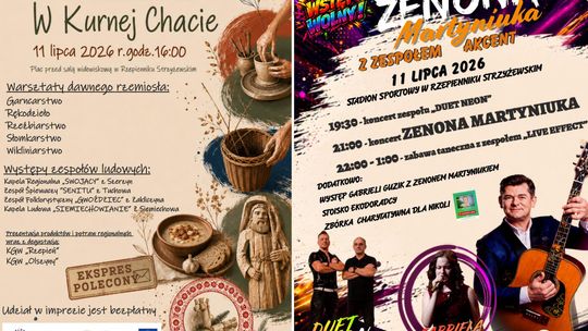 Dawne rzemiosła, regionalne smaki i muzyka, gwiazdą wieczoru Zenon Martyniuk. „W Kurnej Chacie” w Rzepienniku Strzyżewskim