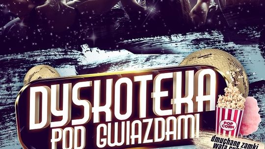 Dyskoteka pod gwiazdami w Parku Miejskim w Wojniczu