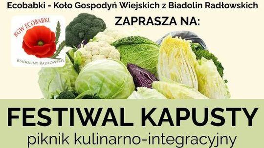 Festiwal kapusty, czyli piknik kulinarno-integracyjny w Biadolinach Radłowskich