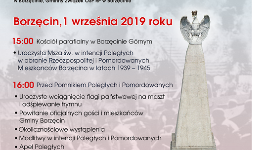 Gminne Obchody 80. Rocznicy Wybuchu II Wojny Światowej w Borzęcinie