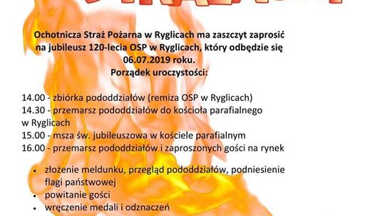 Jubileusz 120-lecia OSP w Ryglicach