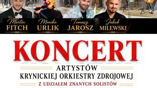 Krynicka Orkiestra Zdrojowa z wyjątkowym koncertem w Dąbrowie Tarnowskiej!